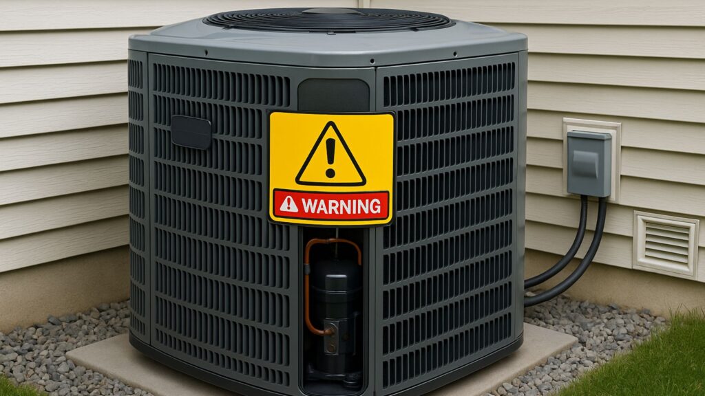 What are the early warning signs of compressor failure