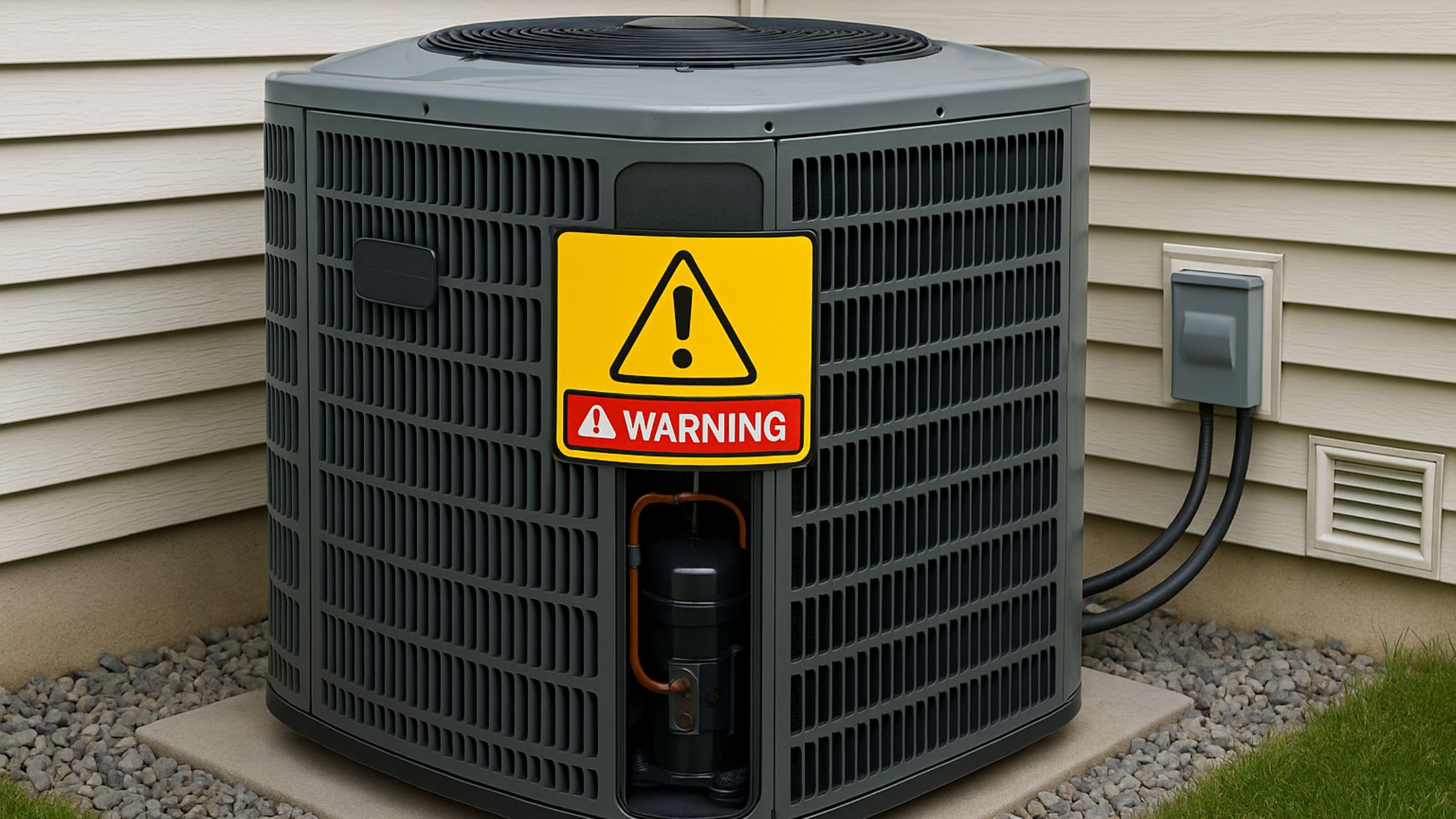 What are the early warning signs of compressor failure